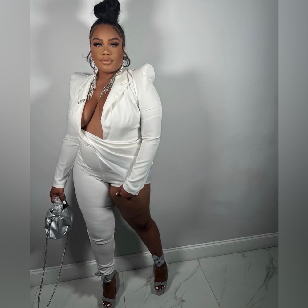 White jumpsuit